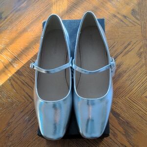 Banana Republic Factory Silver Flats